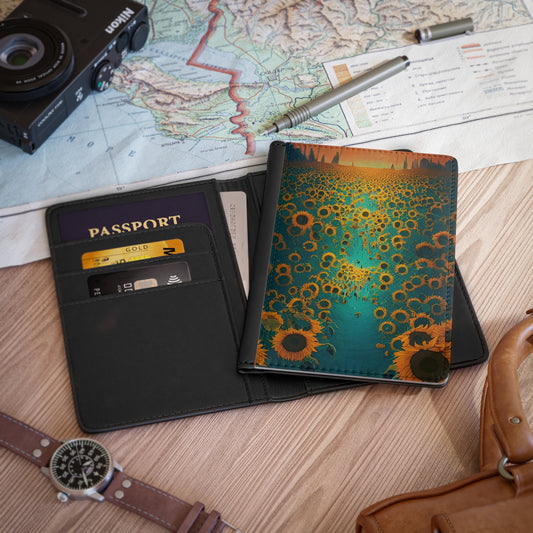 Passport Cover: BALEIJO Walk Among the Sunflowers Collection