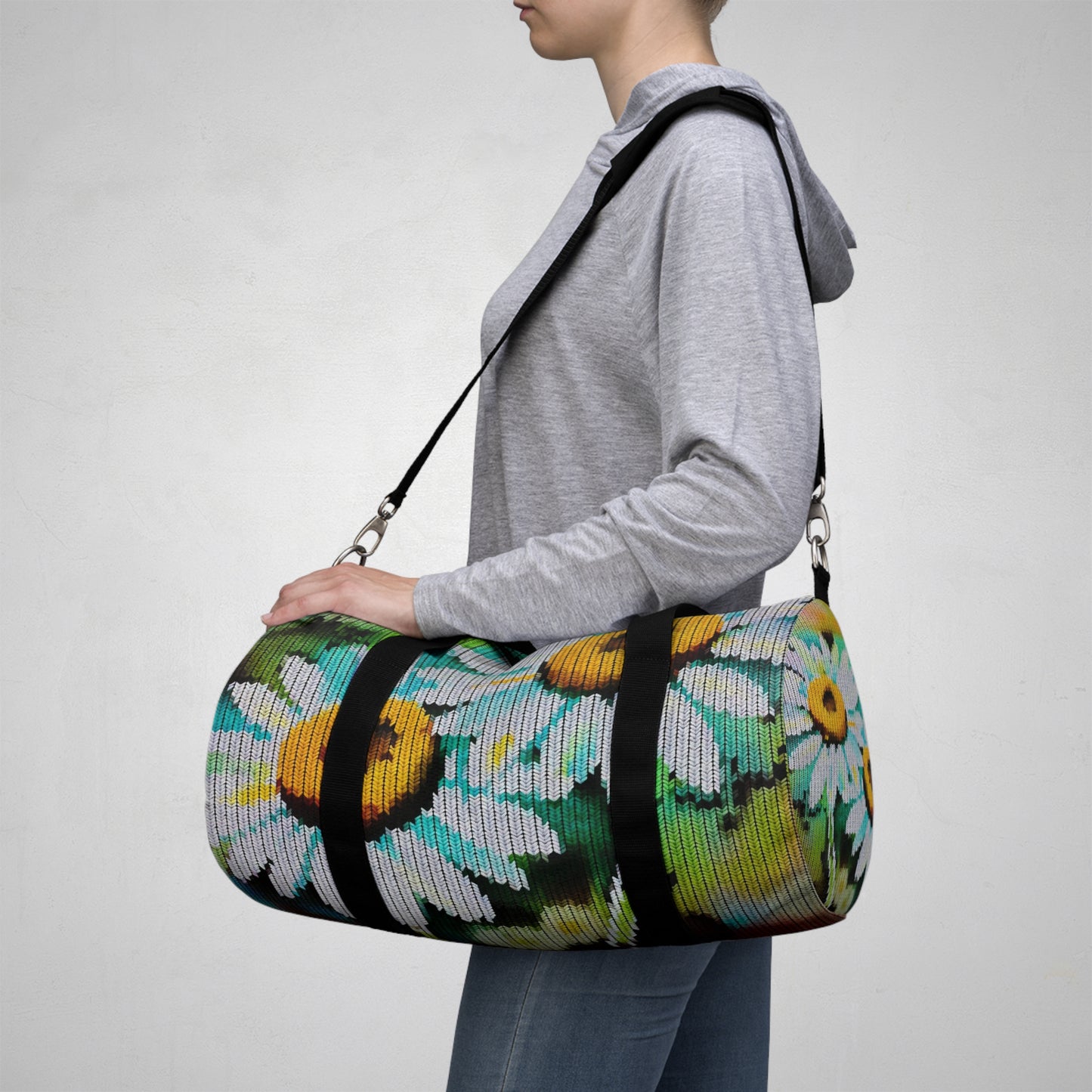 Duffel Bag: BALEIJO Knitastic Daisies Collection 02